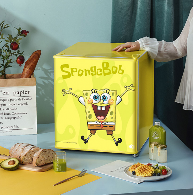 海綿寶寶x HCK卡通授權(quán)冰箱上線(xiàn)了 小小身材蘊(yùn)含大能量